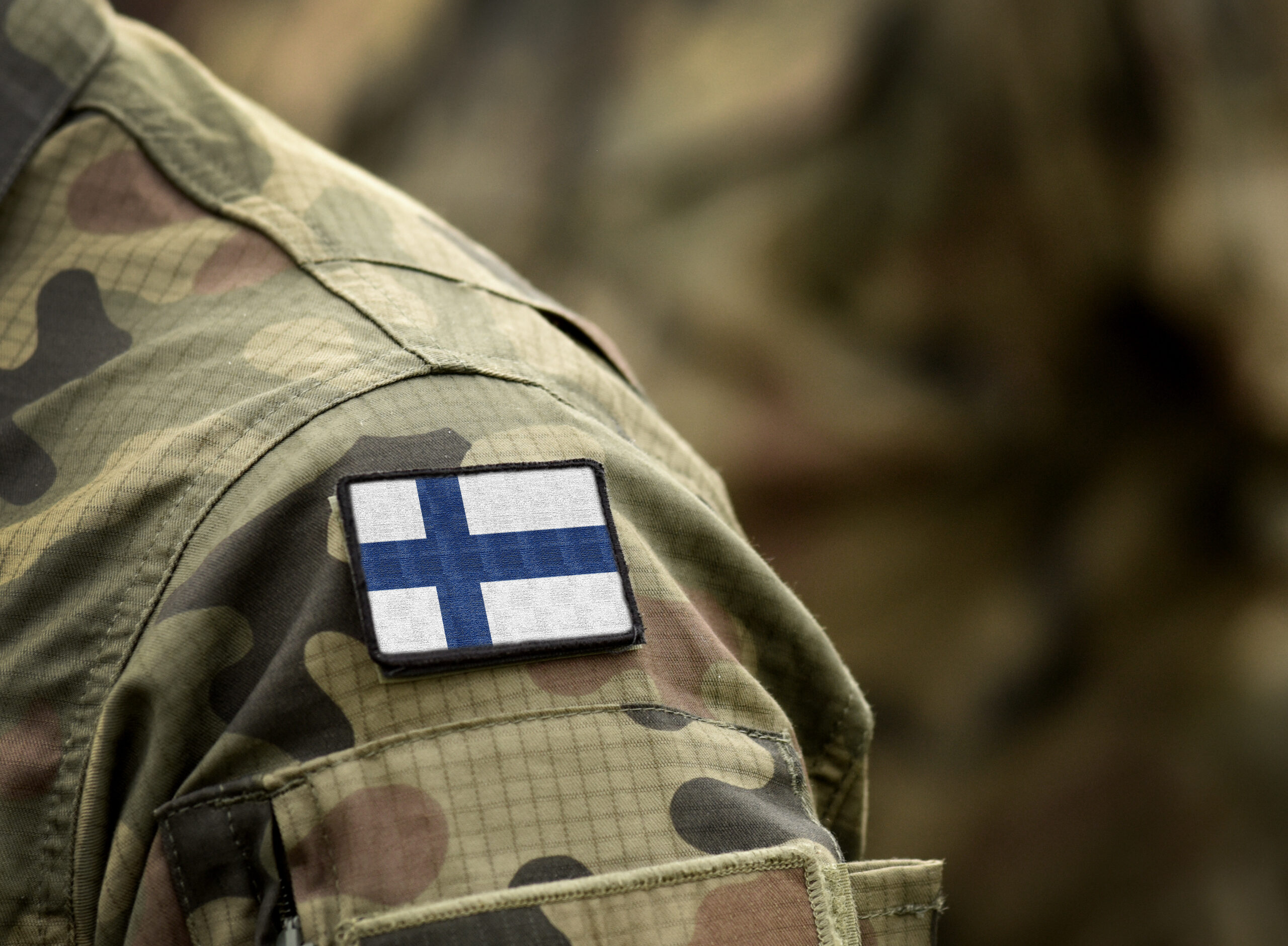 Flag,Of,Finland,On,Military,Uniform.,Army,,Troops,,Soldiers.,Collage.